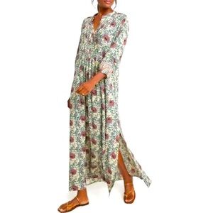 Natalie Martin Sammie Maxi Vintage Flowers Lavender Medium NWT